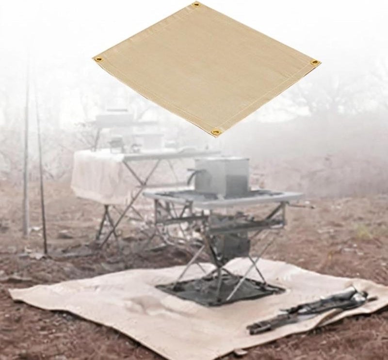 predolo Fire Retardant Mat Multi-Use Welding Blanket Easy to Maintain Fireproof Cover, 30cmx30cm - Image 2