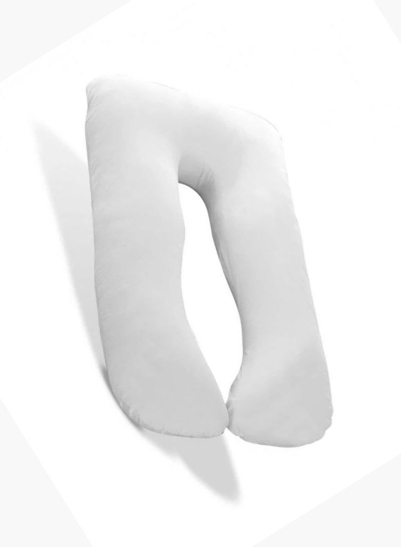 Banotex Pregnancy Pillow Made of Cotton with Pure Microfiber Blend Filling 120 x 80 cm White - Image 3