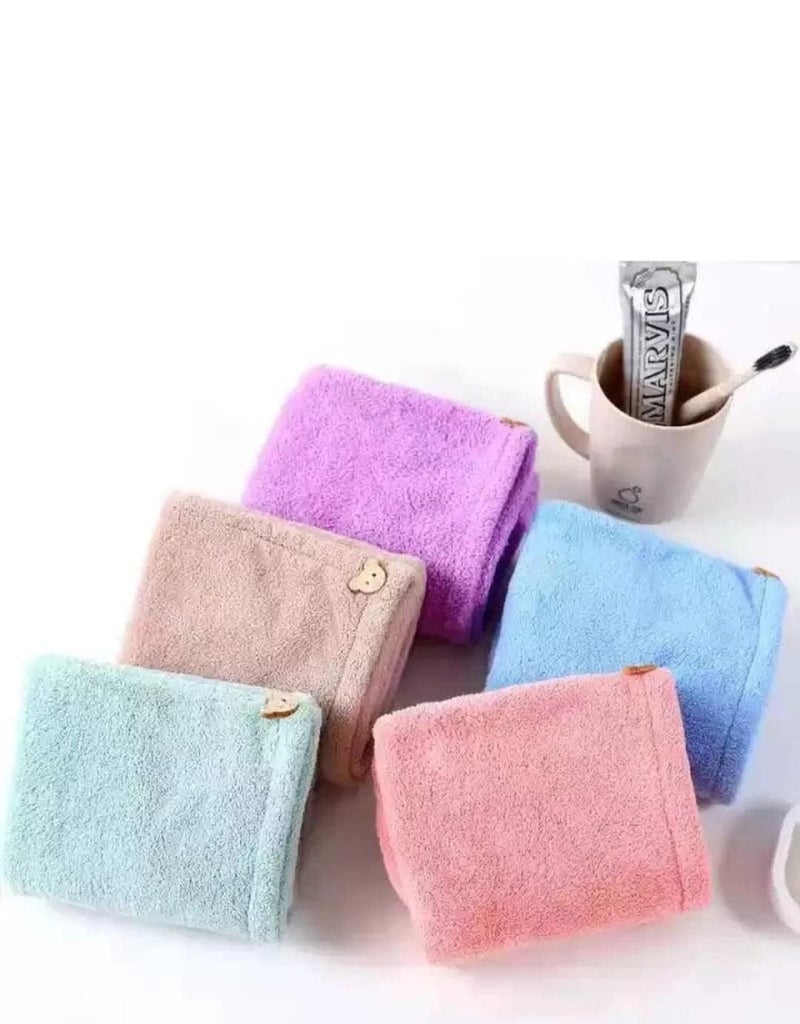 Meliora Super Soft Microfiber (500 GSM) Magic Hair Towel Wrap Super Absorbent Quick Dry Shower Bath Towel (3) - Image 2