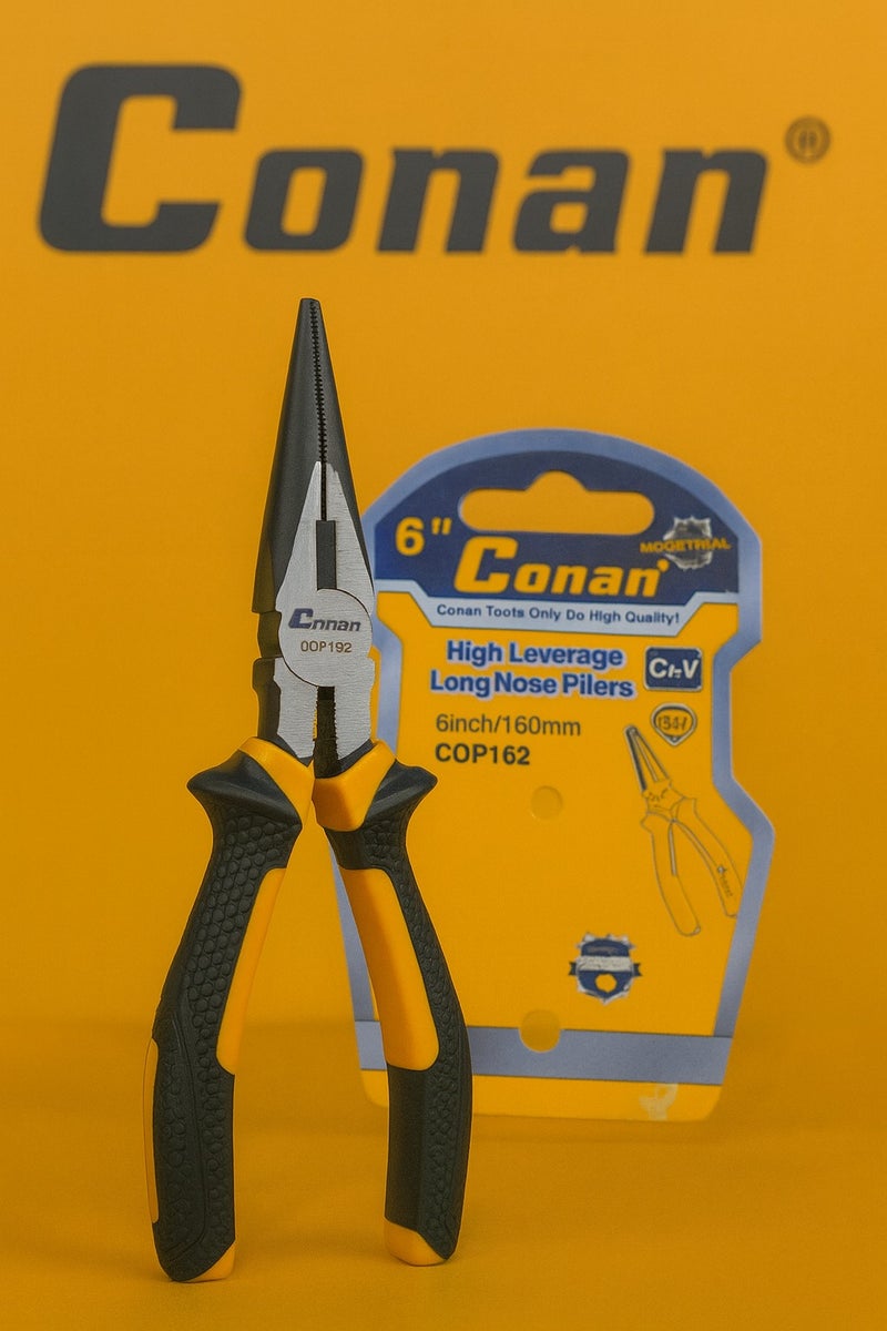 Conan 3-Piece Professional Pliers Set 6" (160 mm) High Leverage Multi-Purpose - Image 5