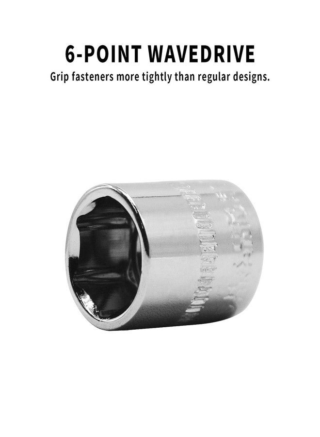 YXQ 10mm Sockets, 6 Point 1/4 Inch Drive Shallow Socket Set, 12Pcs - Image 4
