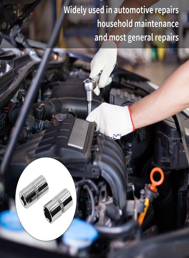 YXQ 10mm Sockets, 6 Point 1/4 Inch Drive Shallow Socket Set, 12Pcs - Image 5