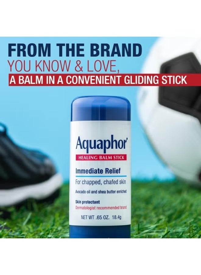 Aquaphor Healing Balm Stick, Skin Protectant with Avocado Oil and Shea Butter, Holiday Gifts for Self Care, 0.65 Oz Stick - Image 4