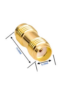SUNSAR 5-Pack RF Coaxial Adapter Connector SMA Coax Jack Connector SMA Female to SMA Female Adapter Gold Plating Adapter  - Image 2