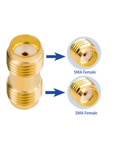 SUNSAR 5-Pack RF Coaxial Adapter Connector SMA Coax Jack Connector SMA Female to SMA Female Adapter Gold Plating Adapter  - Image 3