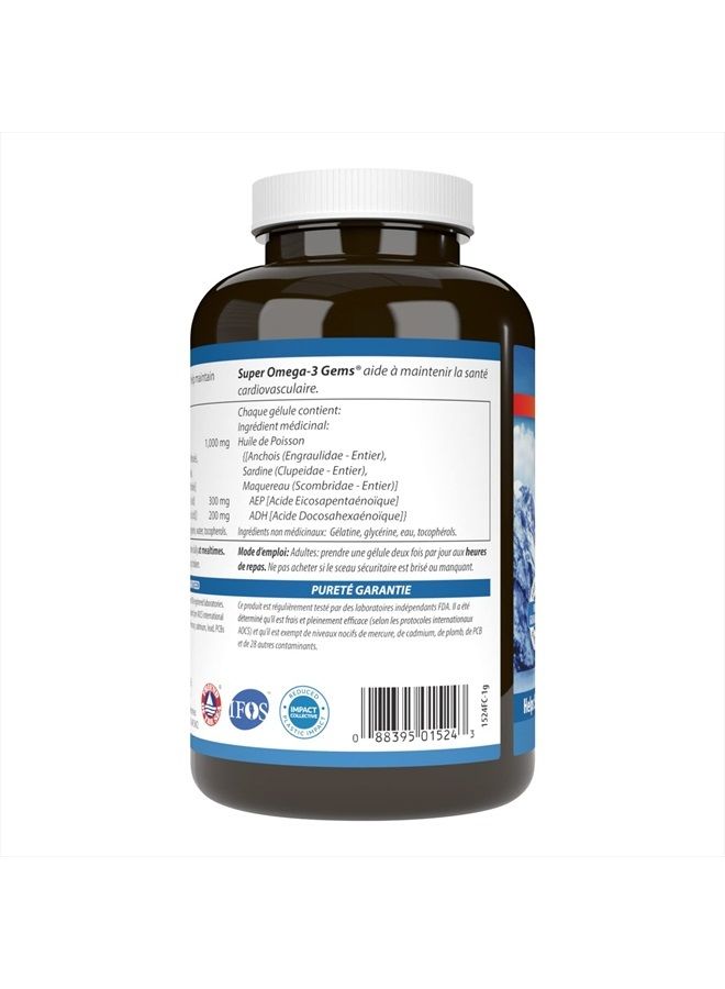 Carlson أحجار كريمة سوبر أوميجا 3، 1200 مجم من أحماض أوميجا 3 الدهنية مع حمض إيكوسابنتينويك وحمض دوكوساهيكسانويك، مكمل غذائي من الأسماك البرية النرويجية، كبسولات زيت السمك من مصادر مستدامة، مكملات أوميجا 3، 100+30 كبسولة هلامية - Image 5