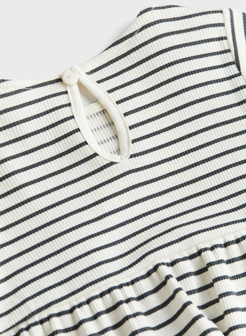 H&M Kids Stripe Jersey Midi Dress