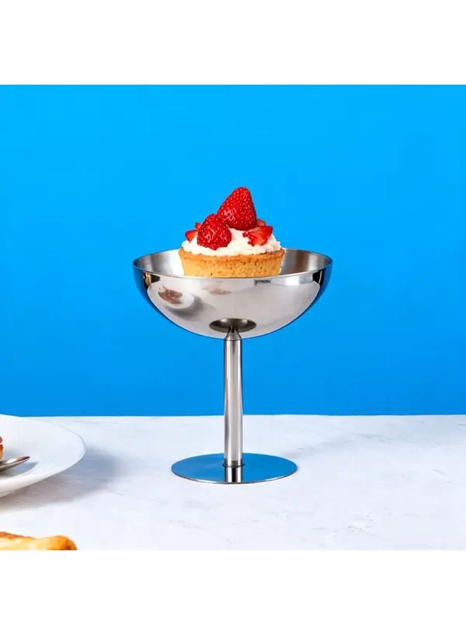 Stainless Steel Ice Cream Goblet 6oz Pudding Mousse Dessert Bowl Dishwasher Safe - Image 1