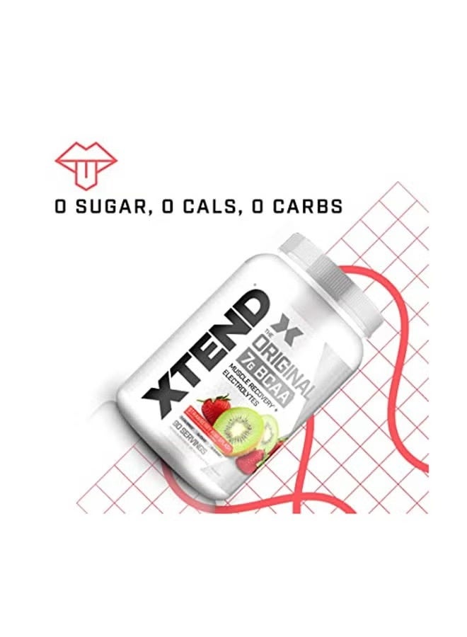 Xtend Original BCAA 7g – Muscle Recovery & Electrolyte Hydration – Strawberry Kiwi Splash – Zero Sugar - Image 2