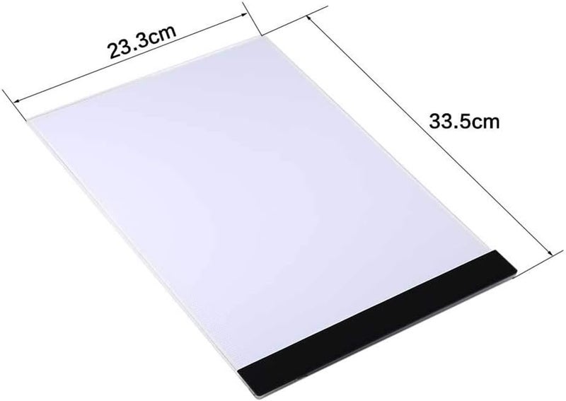 klarako Trace Light Pad, 1pc A4 LED Art Stencil Board Light Pad Tracing Drawing Table Board US Plug 110-240V for Kids Artists Drawing Sketching - Image 5