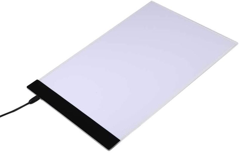 klarako Trace Light Pad, 1pc A4 LED Art Stencil Board Light Pad Tracing Drawing Table Board US Plug 110-240V for Kids Artists Drawing Sketching - Image 3