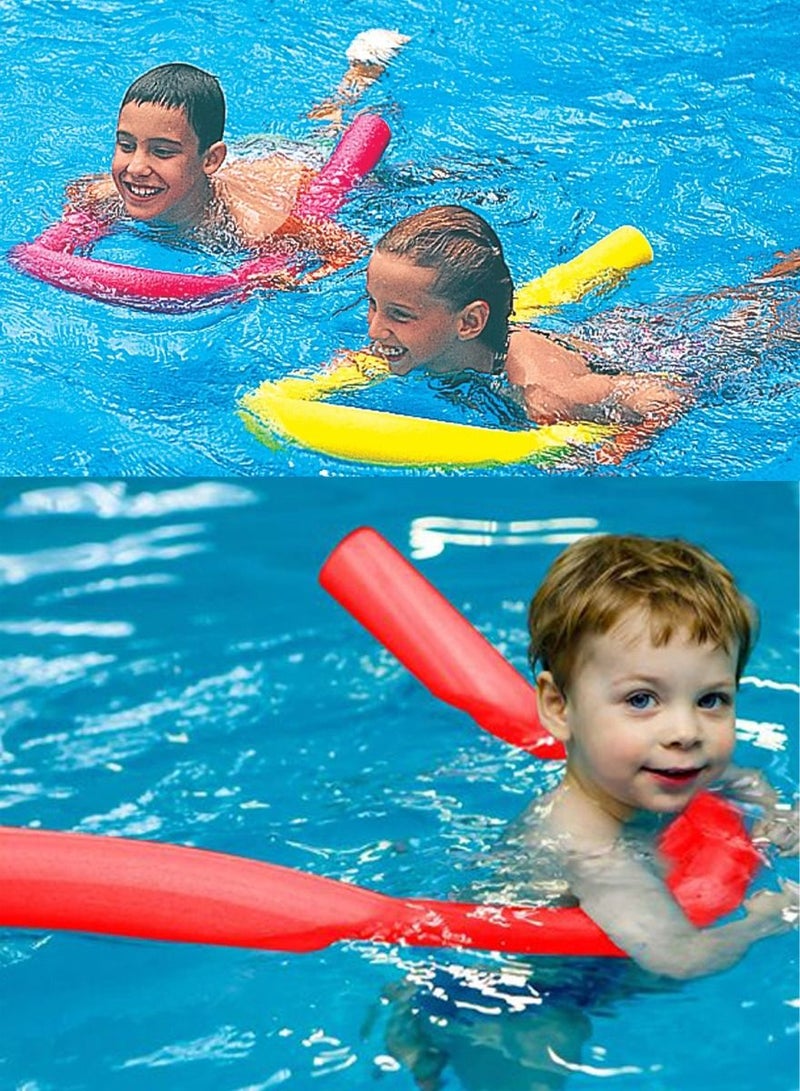 وايف معكرونة السباحة المحمولة للسباحة للاسترخاء في الماء مع قوة عائمة وداعمة قوية لضمان السلامة ، ومقاومة ممتازة للماء مناسبة للأطفال والكبار ، ومساعد عائم للسباحة - Image 5