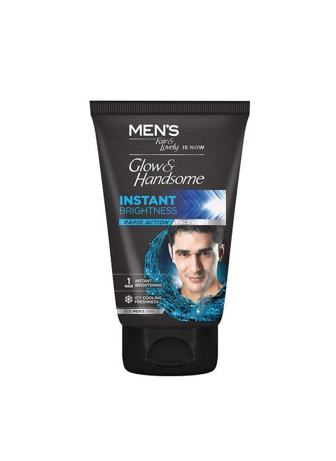 Glow & Handsome Instant Brightness Rapid Action Facewash, 100 G