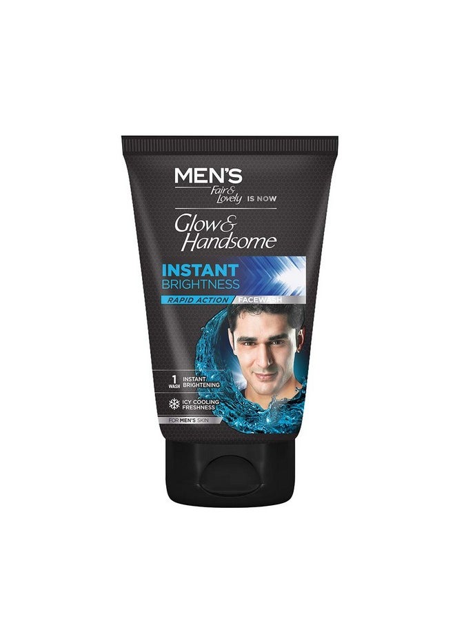 Fair & Lovely - Glow & Handsome Instant Brightness Rapid Action Facewash, 100 G - Image 1