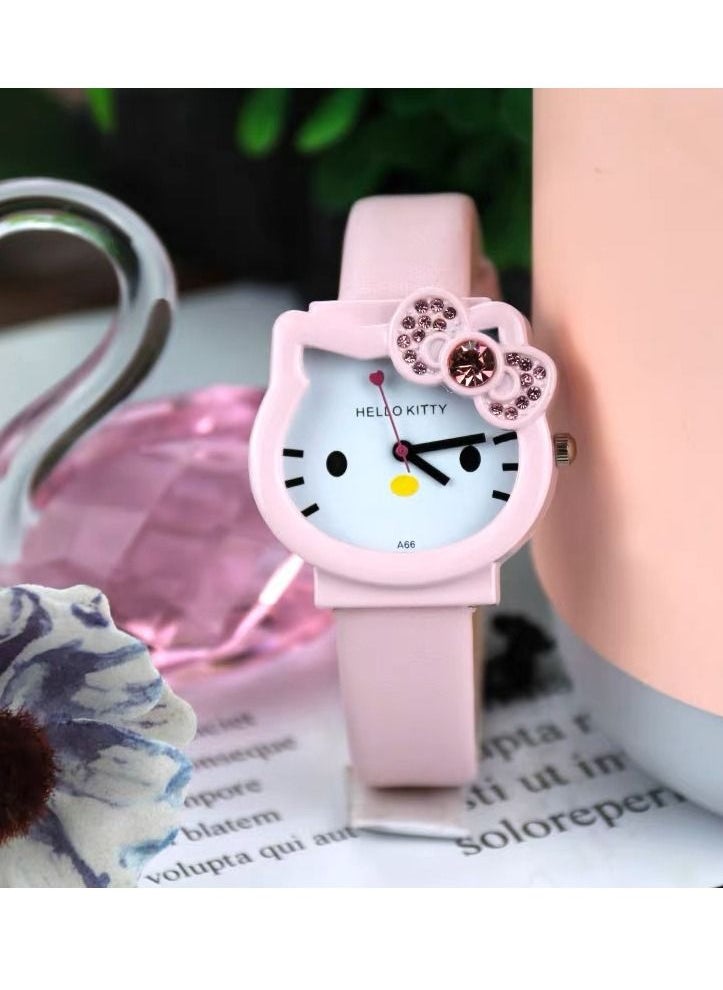 Hello Kitty - Hello Kitty Creative Diamond Watch Bracelet Set - Image 1