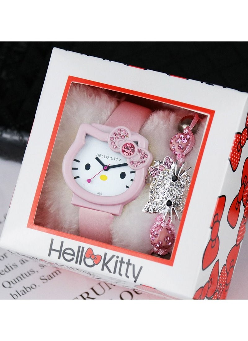Hello Kitty - Hello Kitty Creative Diamond Watch Bracelet Set - Image 1