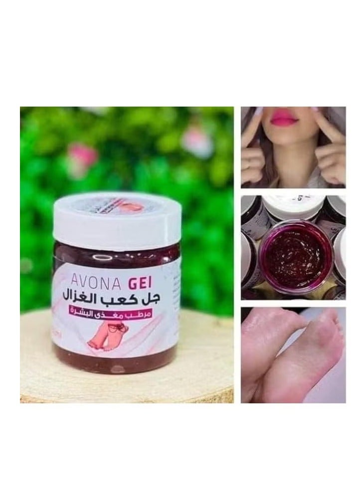 Evona Original Evona Gazelle Heel Gel & Cream – Moisturizing & Pinkish Tint for Feet - Image 3