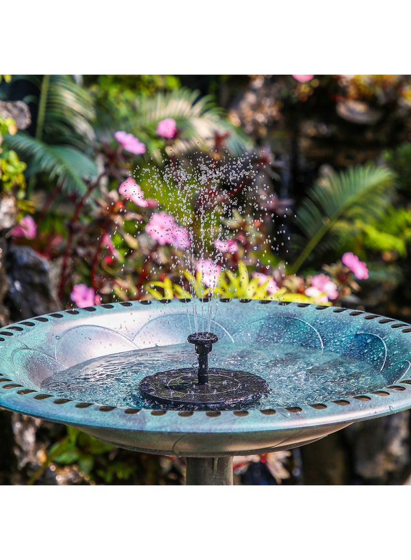 Floating Outdoor Solar Fountain, 6 Nozzle Solar Pond Pump, Solar Fountain for Gardens, Bird Baths, Ponds - Image 2