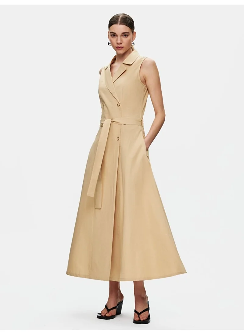 ال تي بي Belted Sleeveless Dress