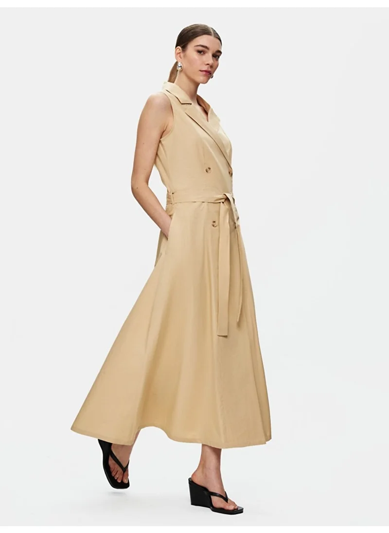 ال تي بي Belted Sleeveless Dress
