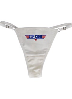 Ebsem - Top Cunt Printed Cotton Adjustable G-String, Thong, Women's Underwear  - Image 4