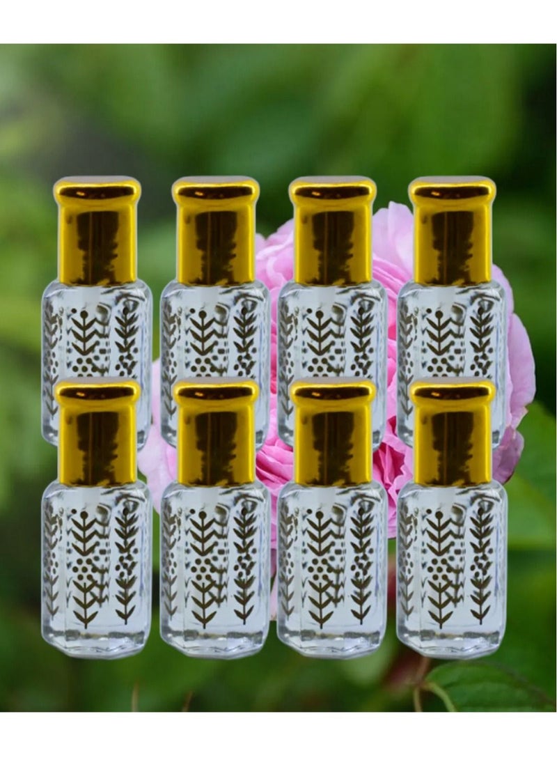 8 Pieces Natural Hollandi Flower Fragrance Perfume Oil 6 Ml