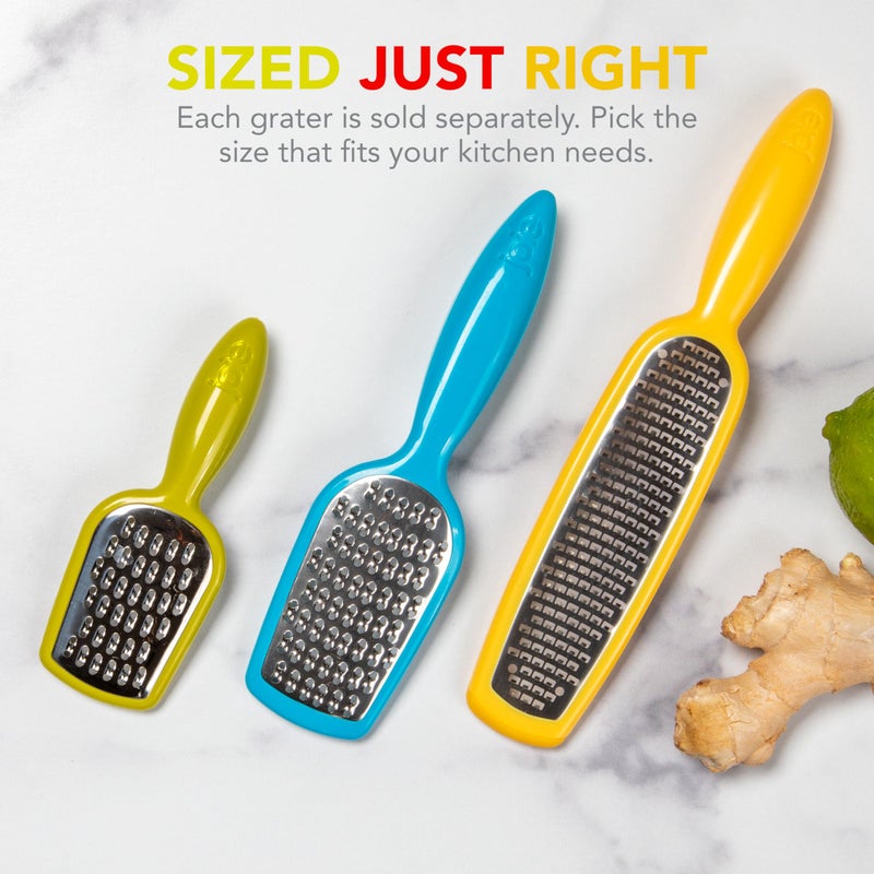 Joie Grate Zester, Handheld Grater Ideal for Citrus, Hard Cheese, Chocolate, Cinnamon, and Nutmeg, Stainless Steel, Multiuse Kitchen Tool, BPA-Free, Colors May Vary - Image 5