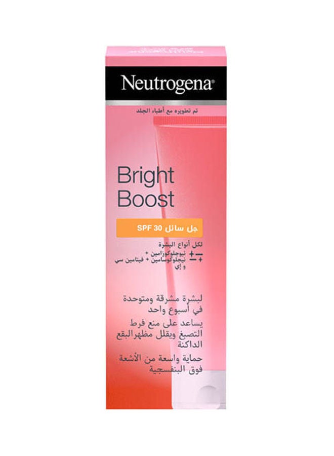 Neutrogena Bright Boost Gel Fluid SPF Multicolour 50ml - Image 2