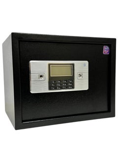 LOTFY GROUP Electronic Digital Safe - Dual Entry Lock Box with 2 Override Keys - Personal Home Safe for Medicine, Jewelry, Handguns, and More by LOTFY GROUP (Black) ( H30 * W38 * D30 CM )  - Image 2