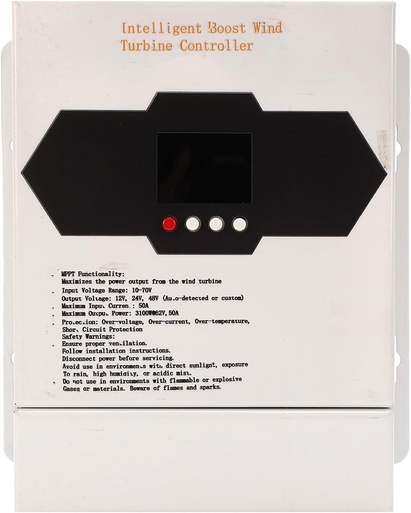 MPPT Boost Wind Turbine Controller, 3000W Off Grid Power Charge Controller for Home, Boat and Street Light Systems, Model DH FD03-3000W - Image 1