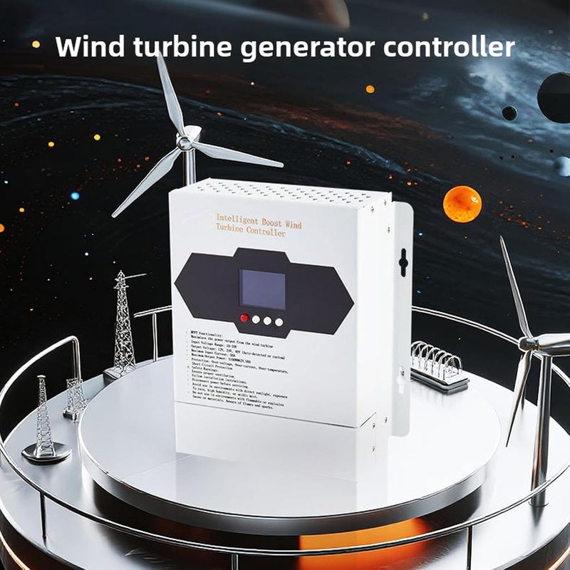 MPPT Boost Wind Turbine Controller, 3000W Off Grid Power Charge Controller for Home, Boat and Street Light Systems, Model DH FD03-3000W - Image 2