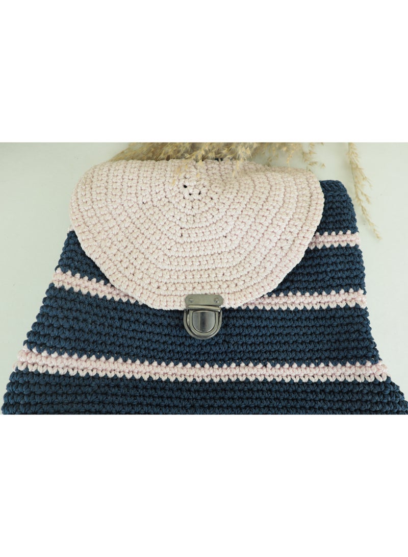 انتيكيانو شنطة مكرمية ماكرامية للنساء - Image 2