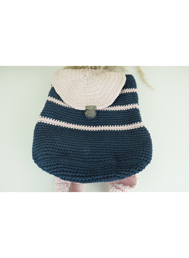 انتيكيانو شنطة مكرمية ماكرامية للنساء - Image 1