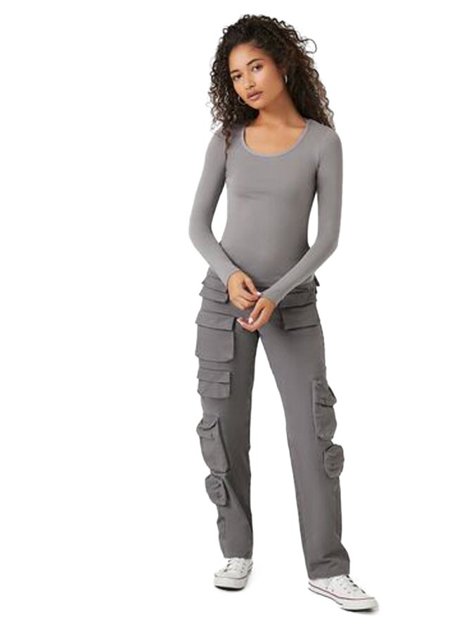 FOREVER 21 Cotton-Blend Scoop-Neck Top - Image 5