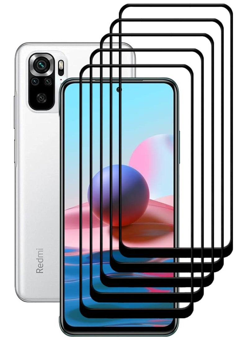 ACLIX 5 Pieces Antistatic ESD Dustproof Premium Quality High Definition Tempered Glass Screen Protector Designed For Xiaomi Redmi Note  10 - Image 1