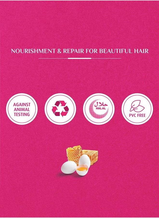 Vatika Naturals - Vatika Naturals Repair and Restore Shampoo - Enriched with Egg and Honey - For Damaged Hair and Split-ends - 1000ml - Image 1