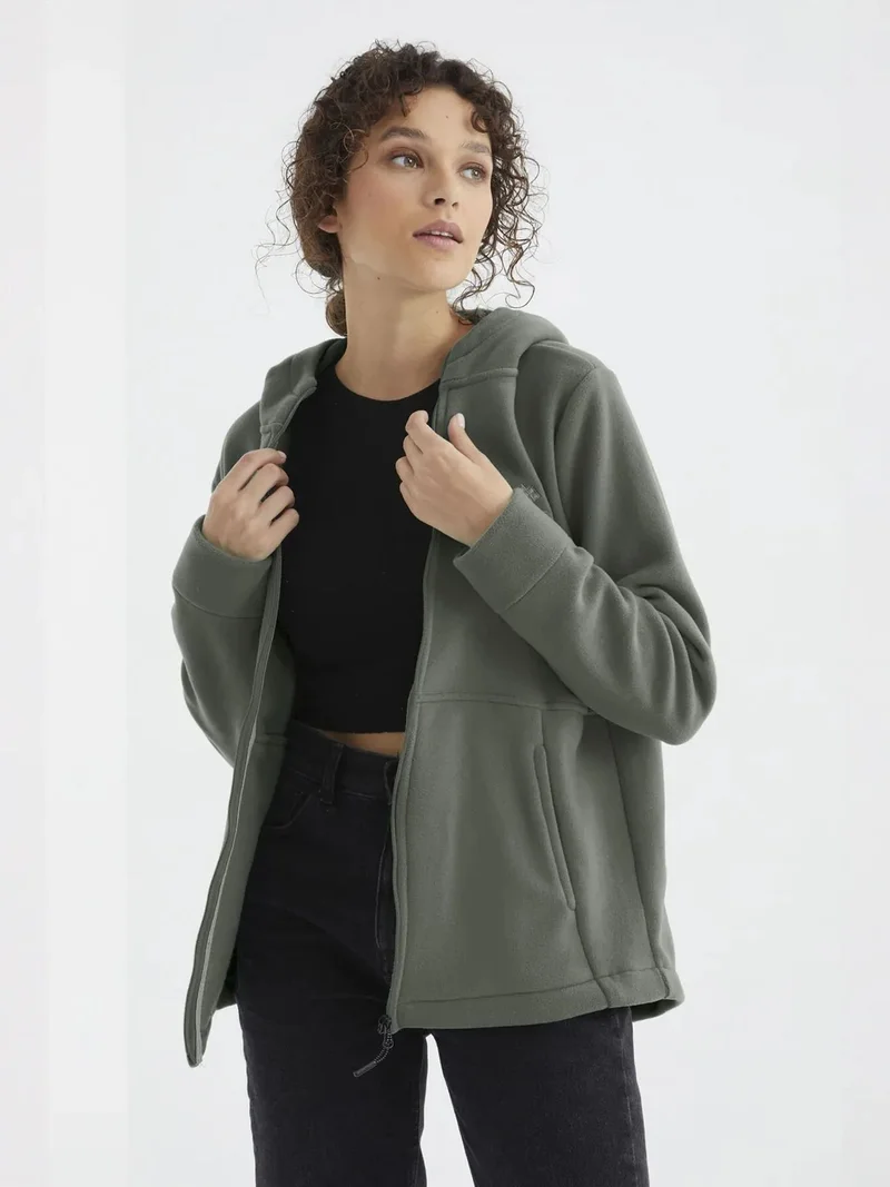 تومي لايف TOMMY Women's Hooded Zip Sweatshirt
