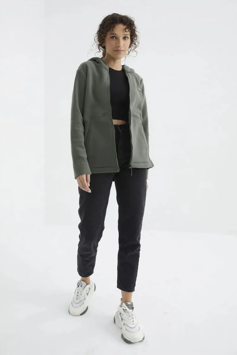 تومي لايف TOMMY Women's Hooded Zip Sweatshirt