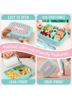 Bentgo Kids Prints Lunchbox - Leopard  - Image 4