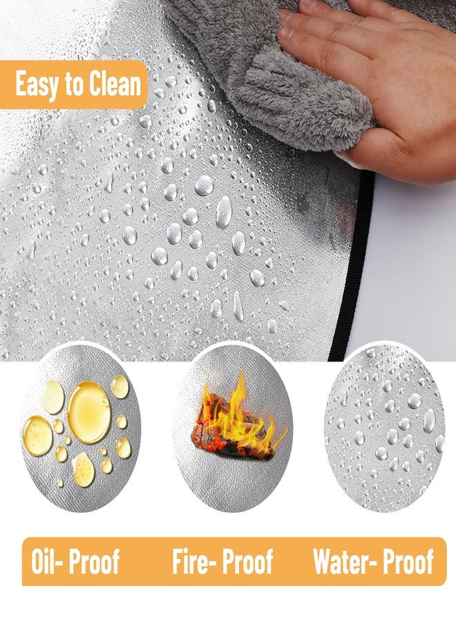 UNCO - Nonstick Grilling Mats for 22 Inch Blackstone Griddle, Resuable Cooking Mats for Grilling, BPA and PFOA Silver colored - Image 4
