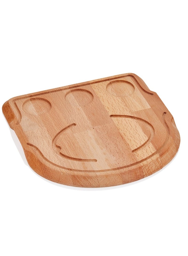 أيه بي أم فاهيتا بيضاوية من حديد الزهر مع حامل من Abm - طبق من حديد الزهر - صنع في تركيا - Image 3