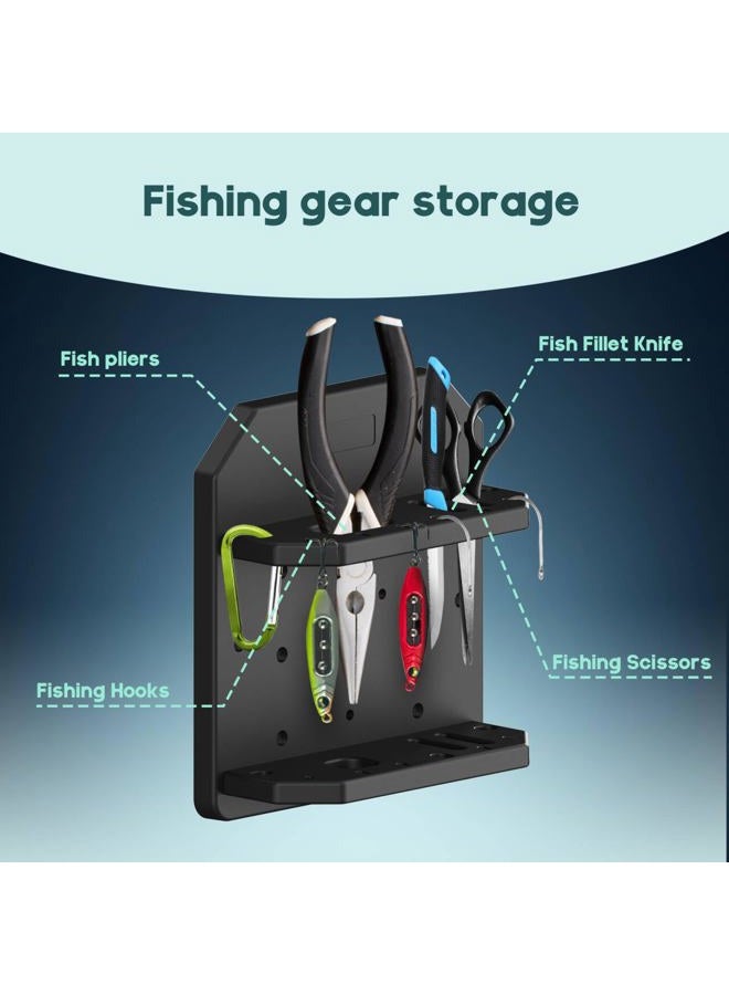 EDSRDPLT 90 Degree Boat Track System Tool Holder, Knife & Plier Rig Holder Combo - Compatible for Versatrack/Lund Sport Track - Marine-Grade Storage Solution. - Image 5