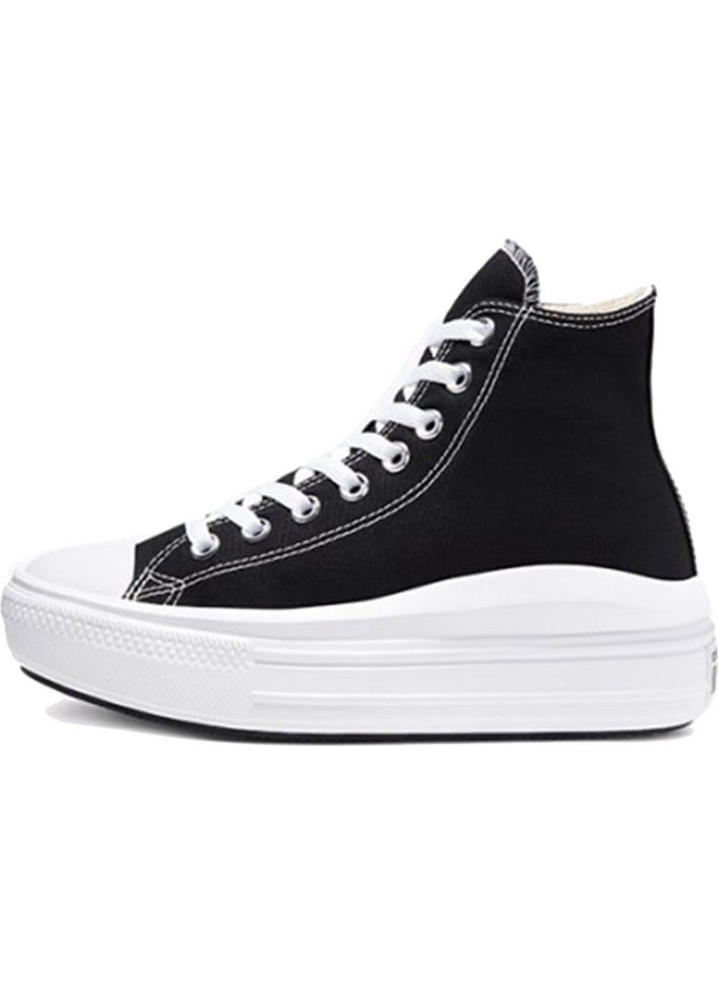 CONVERSE - Chuck Taylor All Star Move Hi Women's Black Sneakers 568497C - Image 1