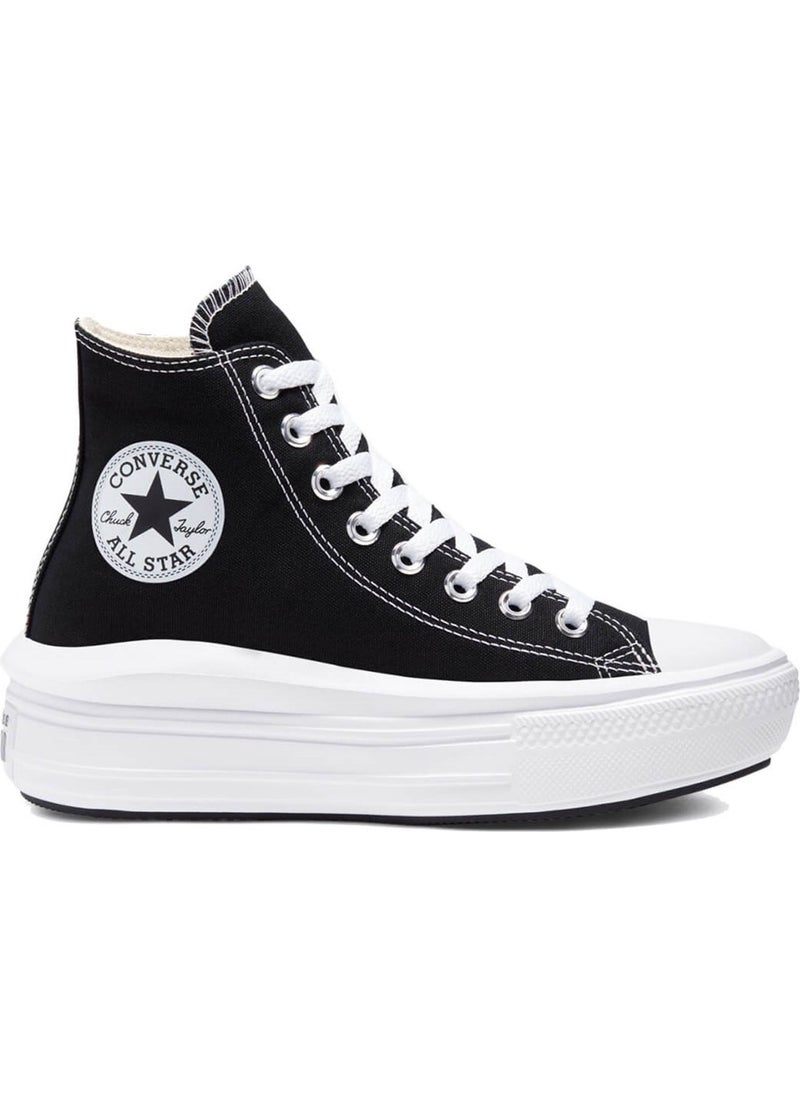 CONVERSE - Chuck Taylor All Star Move Hi Women's Black Sneakers 568497C - Image 1