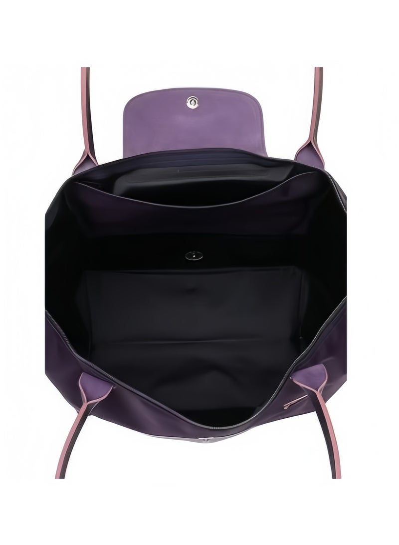 لونج شامب حقيبة طويلة شامب متوسطة للنساء، حقيبة قابلة للطي مع سحاب، حقيبة كتف، حقيبة يد للسفر والعمل - Image 4