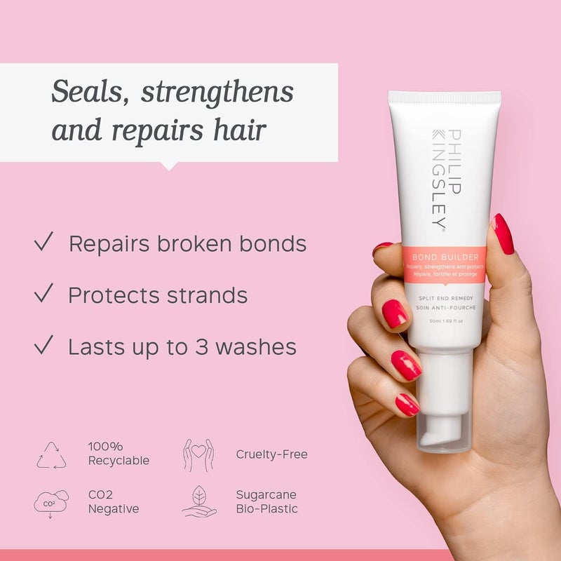 PHILIP KINGSLEY | Bond Builder Split End Remedy | Repairs and Seals Split Ends | Treatment for Damaged Hair | Protects and Strengthens Strands | 1.69oz - Image 2