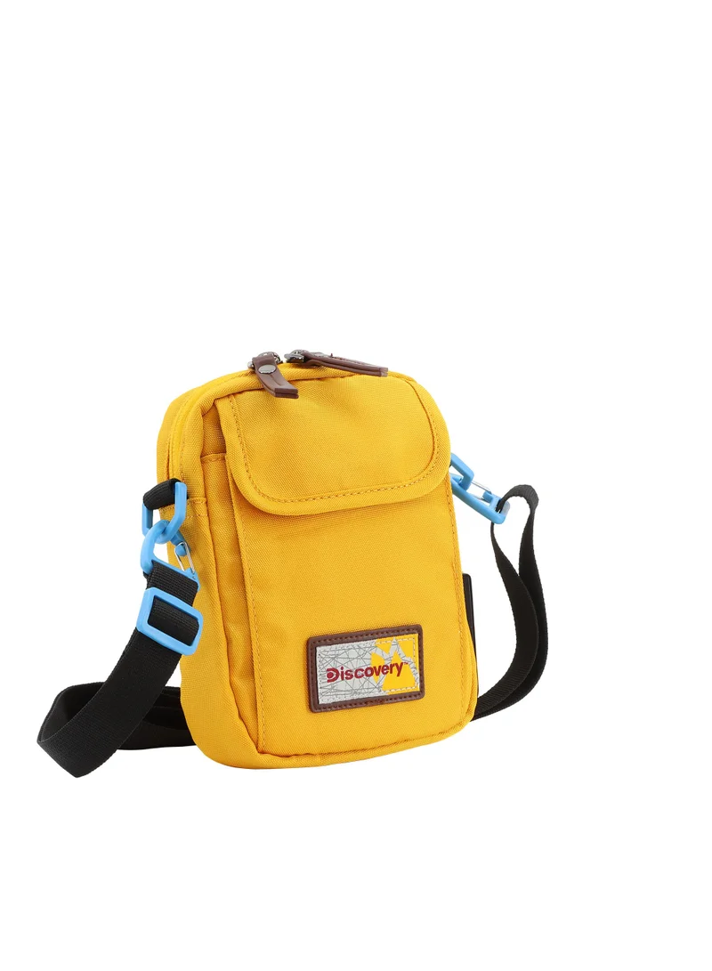 Discovery Discovery ICON Utility Bag Ocher, Zipper Compartment Casual Shoulder Bag For Men And Women Removable Shoulder Strap Secure RFID Pocket