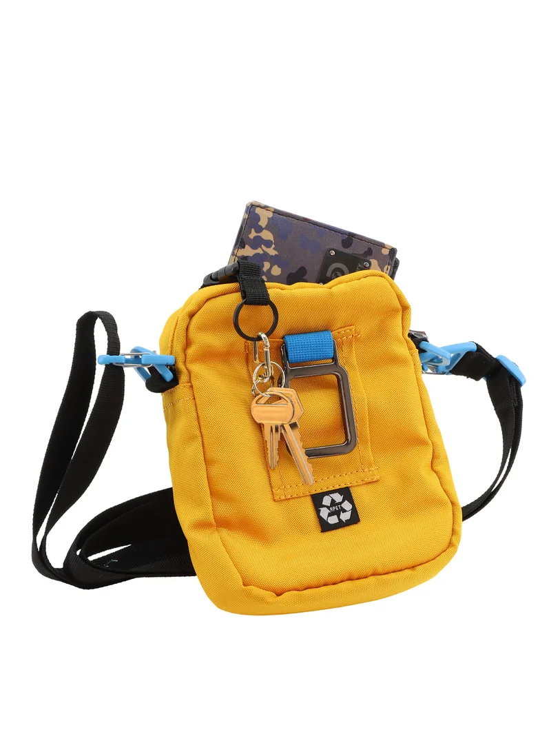 Discovery Discovery ICON Utility Bag Ocher, Zipper Compartment Casual Shoulder Bag For Men And Women Removable Shoulder Strap Secure RFID Pocket