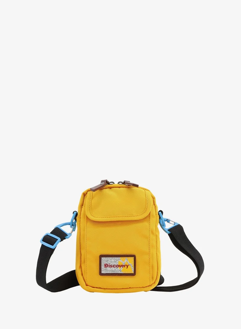 ديسكفري حقيبة ديسكفري أيقون متعددة الاستخدامات بلون أوكر بحزام كتف قابل للإزالة وجيب  آمن للرجال والنساء