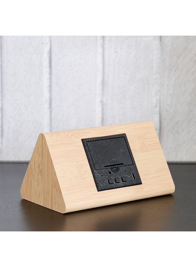 Home Box ساعة خشبية رقمية LED أيكيدو - 15x8.8x7.8 سم - Image 4